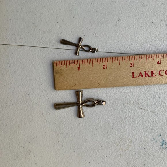 Sterling Silver Egyptian Large Ankh Pendant - Picture 10 of 10